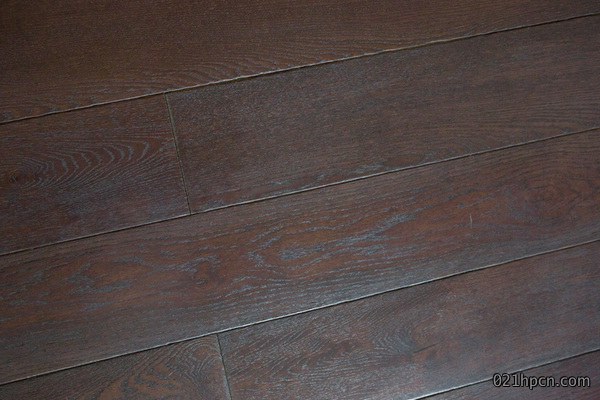 Oak hand-scraped coffee